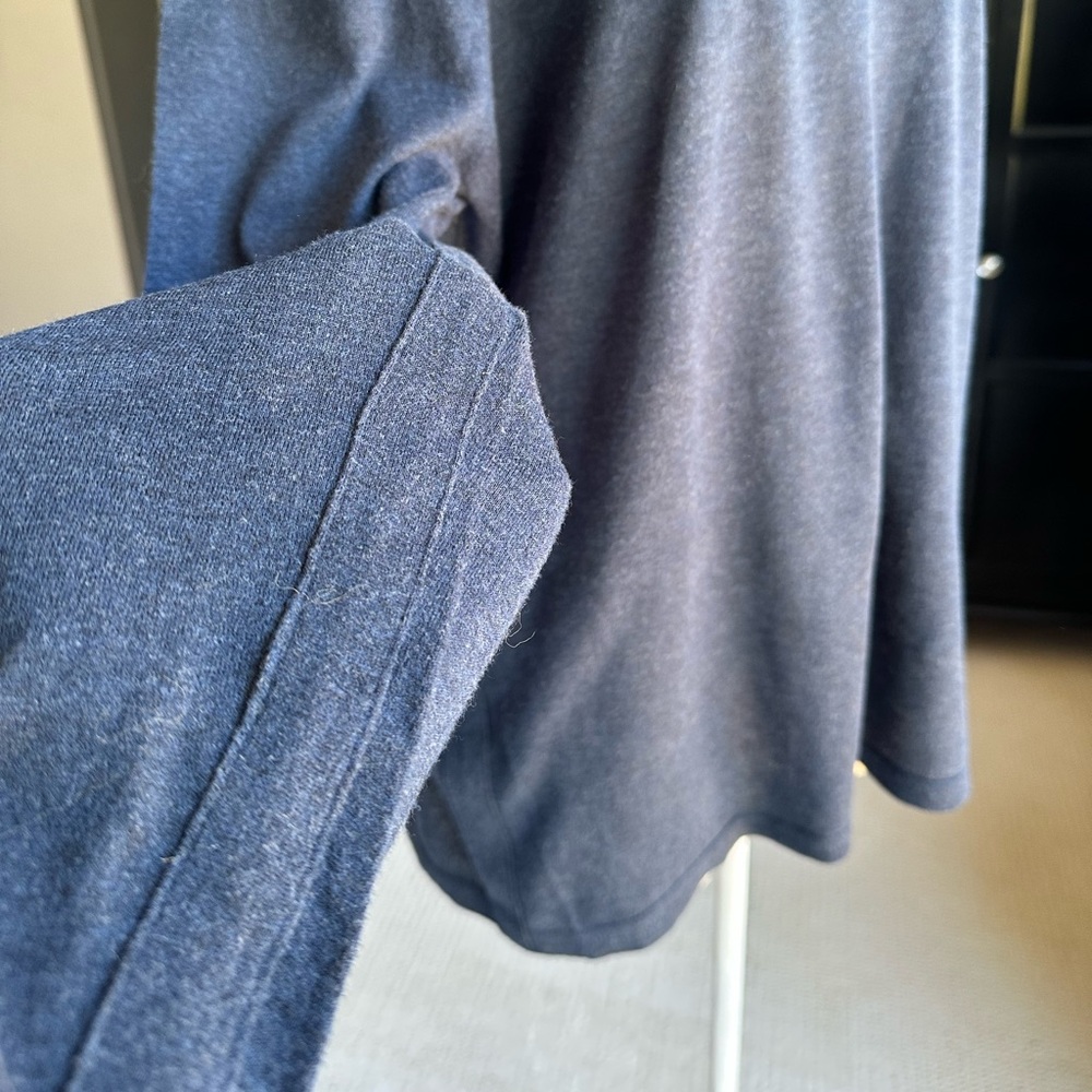 Inhabit blue lightweight crewneck sweater, size XL - Picture 3 of 10